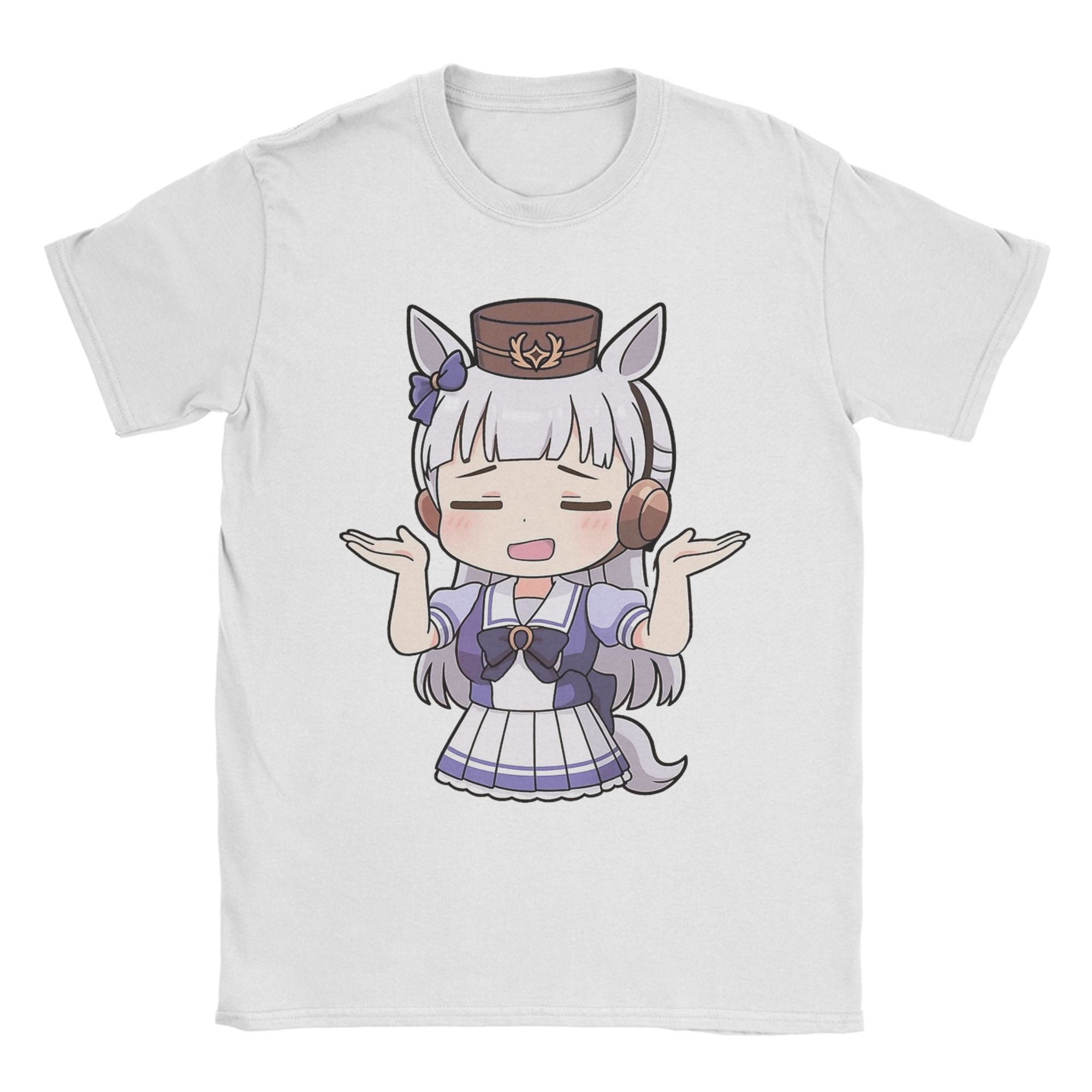 

Mens Womens Gold Ship Meme Chibi From Uma Musume Pretty Derby Shirt 100% Cotton Graphic T-Shirt Clothing Outfits 5XL різнокольоровий