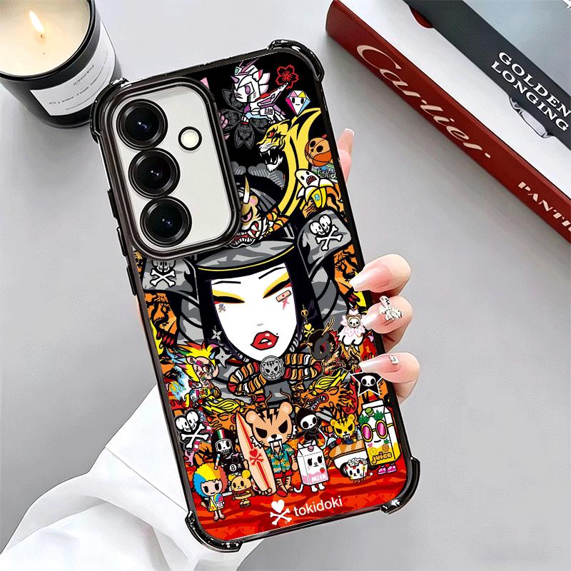 Japan T-Tokidokis Art Soft Phone Case For Samsung A17 A27 A07 A37 A57 A16 A56 A15 A55 A14 A54 A13 A53 A26 A36 A25 A35 A24 A34 A2