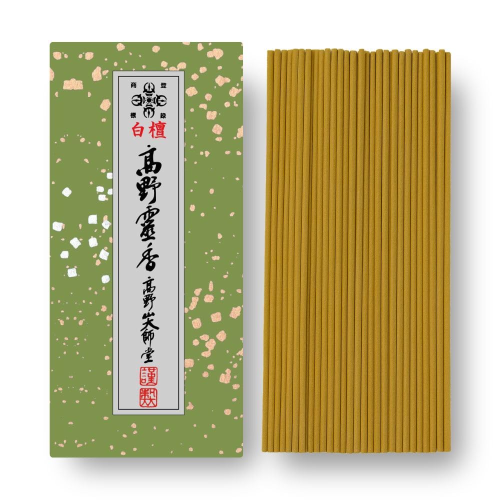 

Koya Reiko Incense Premium Small Approximately 75 Premium Sandalwood Koyasan Made in Japan Sticks, Sandalwood, Box, Sticks, 13.5cm Long, Scent,