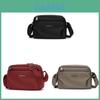 Lightweight Womens Small Square Shoulder Bag With Zipper Closure And Inner Phone Pocket