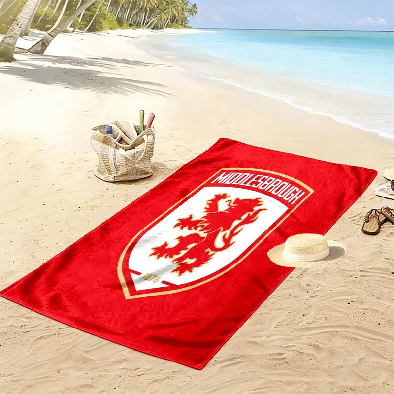 Middlesbrough Towel, Large Soft Quick Dry Towel for Beach Camping Swimming