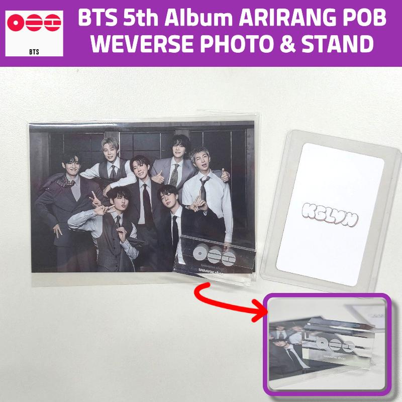 BTS ARIRANG Album POB Vorteil Fotokarte Offizielles Geschäft Geschenk Auswahl WEVERSE PHOTO & STAND