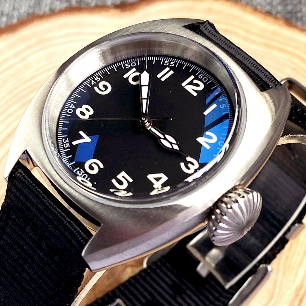 Tandorio 20ATM 36mm Military Retro Men's Diving Watches For Japan NH35 Sapphire Glass Arabic Numerals Mechanical Watch For Man