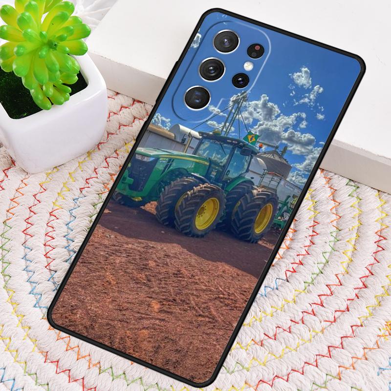 Farm Vehicle Tractor Soft Phone Case for Samsung Galaxy Note 10 Pro S26 Ultra S23 S24 FE S25 S21 S22 PLUS Shockproof Cove