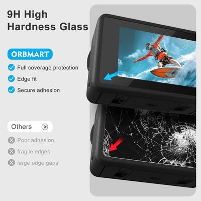 For DJI Osmo Action 4 3 Screen Protector Tempered Glass Film Lens Cover Cap Bag Case for DJI Action 4 3 Accessories