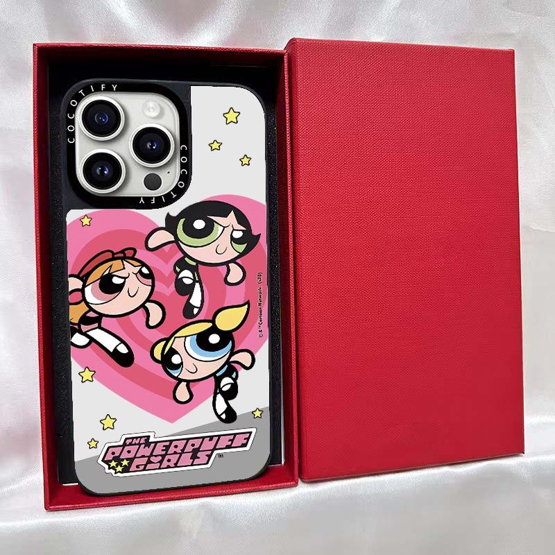

Кейс для мобильного телефона Powerpuff Girls для Apple 16promax Милый для IPhone15 Противоударный 14pro For Apple 16PROMAX