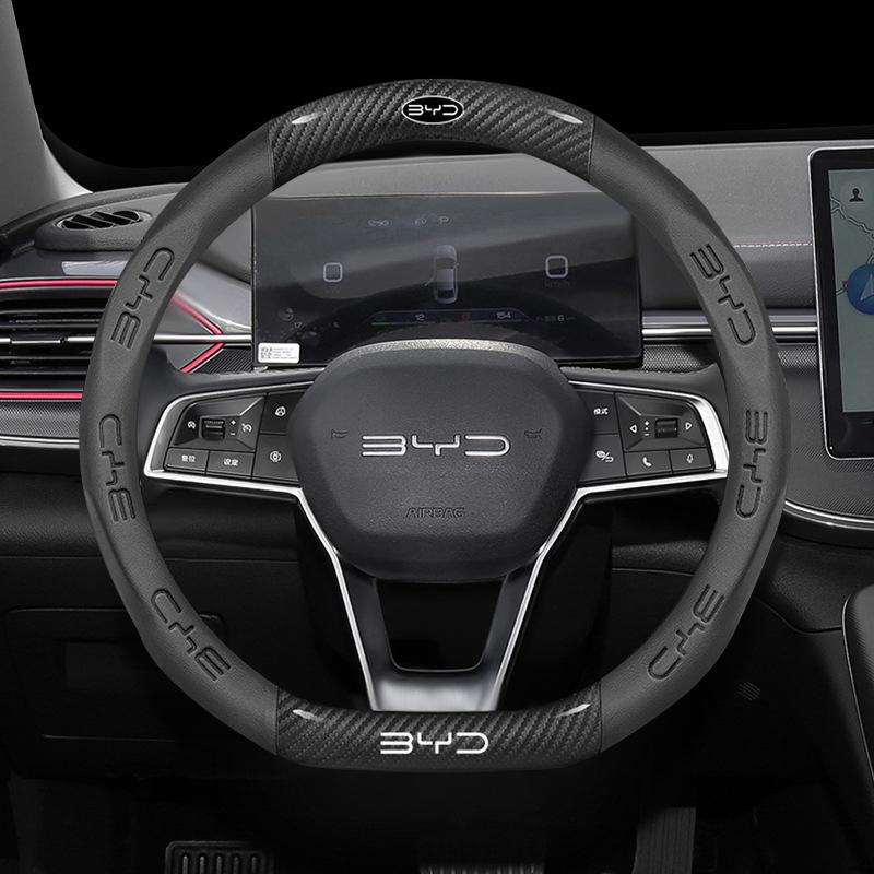 BYD Pokrowiec na kierownicę: Kompatybilny z E2, Dolphin, S6, Han, F3, Yuan, Song Pro, Qin Plus/DMI, Han EV, Song Max