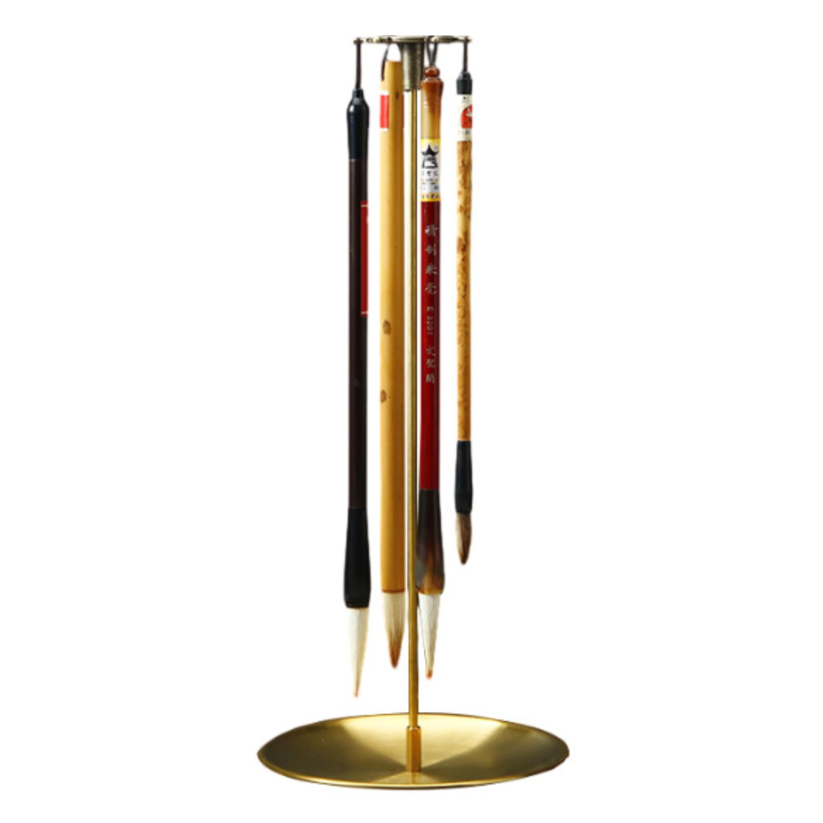 Uccellino Round Brush Holder Stand Simple Design for Displaying Calligraphy Brushes Compact Storage 4509₽