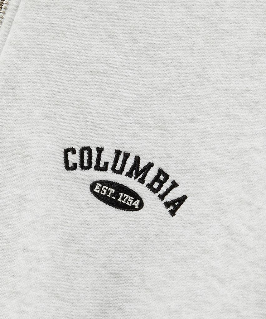 Columbia University Cu Arch Fleece H/Zip Sweatshirts_Light Melange