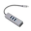 4 Port USB C Data Hub Professional Efficient High Speed 5Gbps 4xUSB3.0 USB Hub for Windows for Linux System