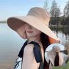 Women Sun Hat Anti-UV UPF 50+ Hiking Fishing Hats Wide Brim Foldable Summer Beach Hat with Neck Cover Outdoor Visor Caps