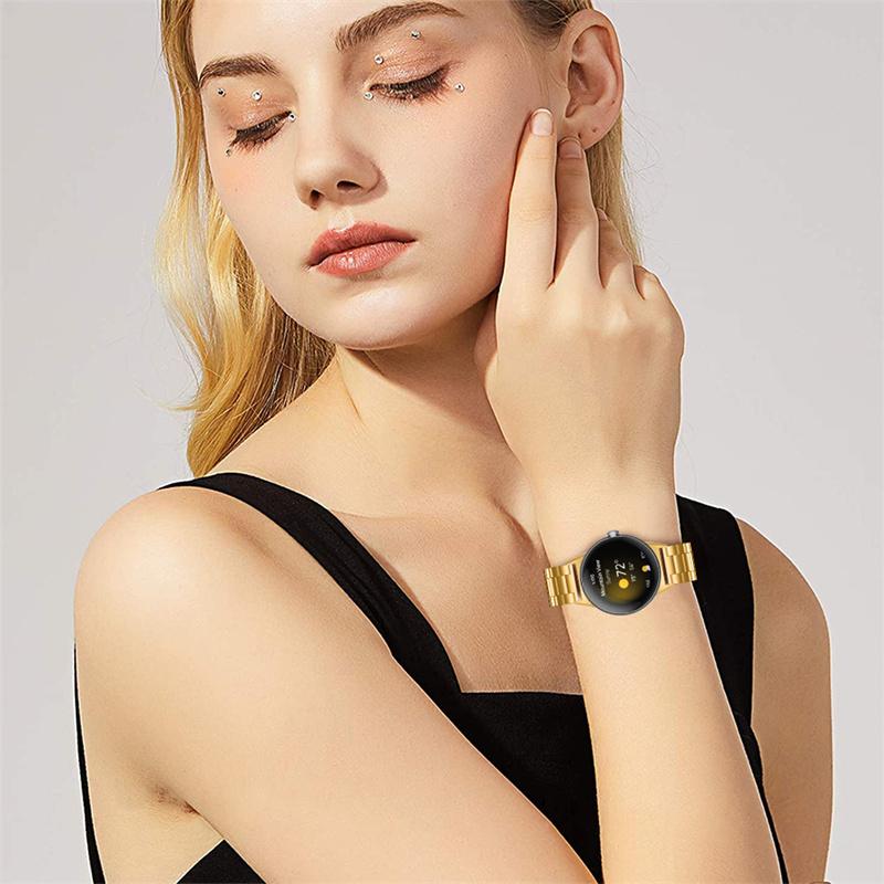 For Google Pixel Watch 3 41mm/Watch 2/Pixel Watch Elegant 316 Stainless Steel 3 Beads Wrist Band Polished Replacement Smartwatch Strap