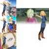 Oszałamiająca Figurka Siedmiu Smoczych Kul Super Saiyan Android 17 i 18 Model PVC