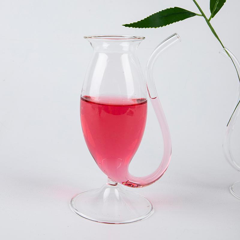 1 st HET FÖRSÄLJNING Vin Whiskeyglas Värmebeständigt Sugande Juice Dricksstrå Mugg