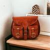 Tasche Leder Echte Schultertasche Vintage Handtasche Braune Umhängetasche Damentasche