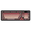 BOW Hangshi Multi-Mode Backlit Bluetooth Keyboard with Lipstick Foundation Design for Women, Mechanical Feel, and Wireless/Wired Options