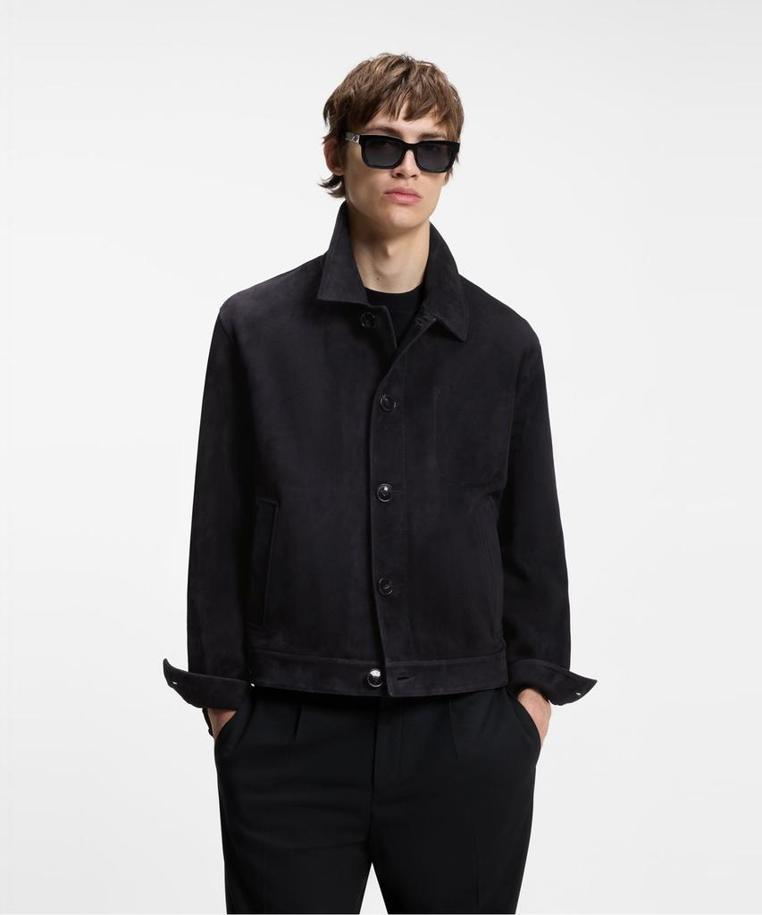 Hugo Goat Suede Jacket Regular Fit 50564061_405