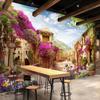 Wallpaper European City Pastoral City 3d Mural Natural Scenery Wall Mural Cafe Restaurant Background Wall Paper