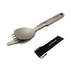 TITAN MANIA Cutlery Set, Titanium Spoon, Fork, Knife, Lightweight, Sturdy, Compact, Cookware, Camping, Solo Camping, Outdoor Equipment, Camping