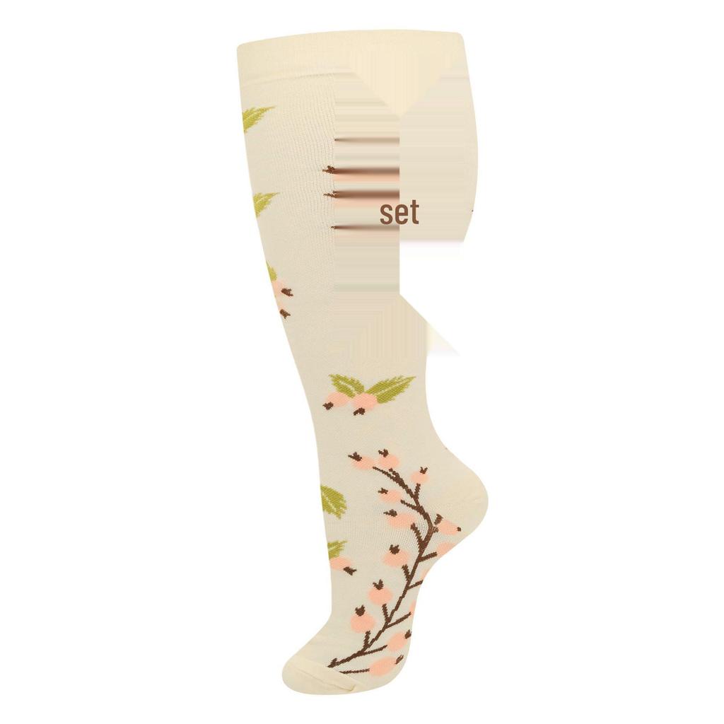 Cross-Border Plus Size Compression Sport Socks - High Elasticity for Obesity
