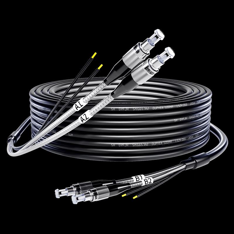 Outdoor Field Armored Single Mode FC-FC Fiber Optic Cable
