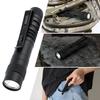 395nm UV Flashlight AAA Battery Powered Mini Blacklight Pocket Clip Black Aluminum Pen Light