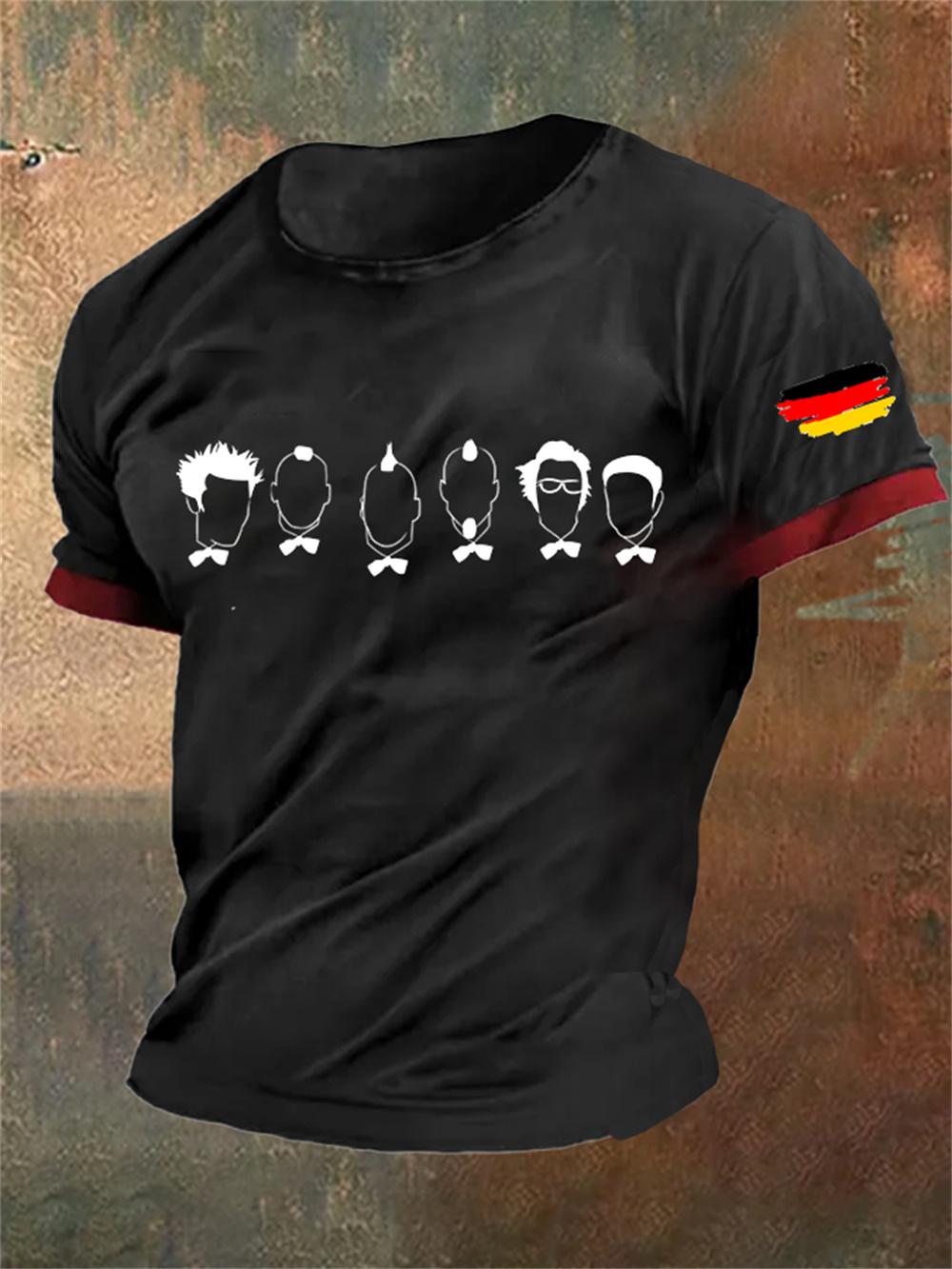 

Винтажная мужская футболка Harajuku, футболки с рисунком, футболки с 3D принтом, футболки с короткими рукавами и круглым вырезом, большие мужские костюмы, летние топы 6XL