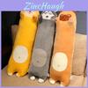Süßer Cartoon Shiba Inu Husky Langes Kuschelkissen Weiches Plüsch Hundebett Kissen Für Mädchen Geschenk 70cm 90cm 1,1m
