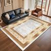 Retro Europe Style Marble Pattern Carpet Living Room Sofa Bedroom Bedside Study Entrance Door Rug Non-slip Luxury Decor Mat