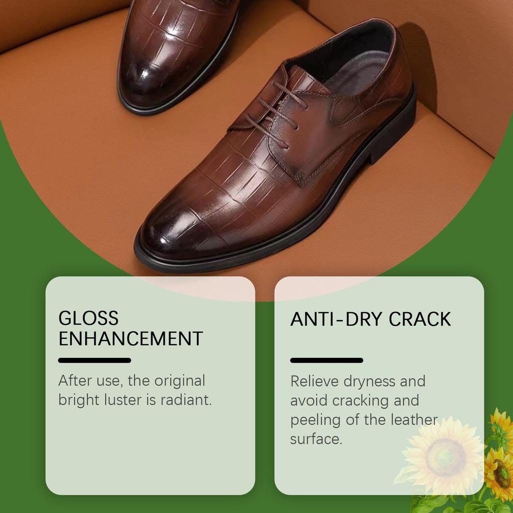 Leather Moisturizer Treats Scratches And Nourishes Leather With Leather Balm For Bags, Shoes, Jackets And Furniture