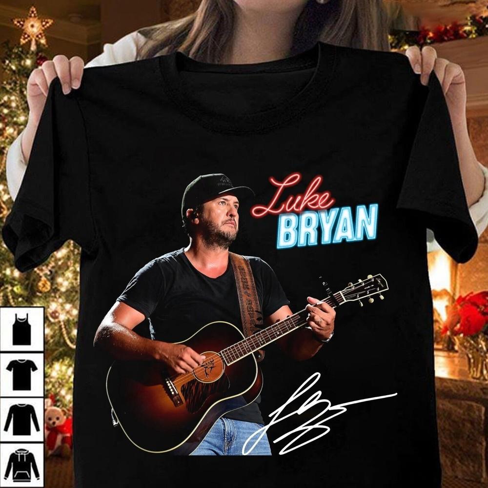 New Popular Luke Bryan Tee Live Short Sleeve Unisex All Size Shirt 1N3265