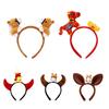1PC Cosplay Headbands Funny Cute Hair Hoop Headwear Animal Cosplay Costume Headwear For Christmas Carnival Theme Party Dress-Up