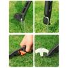 PE Camping Hammer with Stake Puller Hole Tent Stakes Hammer Anti-slip Lightweight for Camping Stakes Tent Pegs Garden