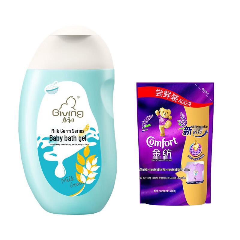 Qichu Baby Shower Gel & Softener Set