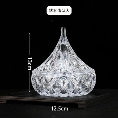 

Европейская полосатая стеклянная банка для хранения орехов, коробка для конфет, хрустальная стеклянная банка с крышкой, подсвечник для ароматерапии, контейнер для еды