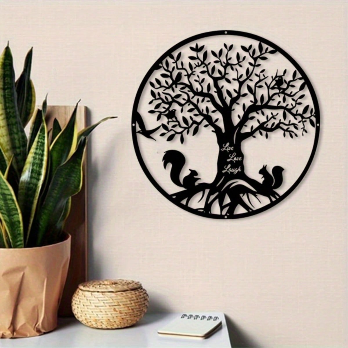 

Forged Iron Wall Art Tree of Life Heart Wings