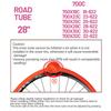 700c 45/65/85mm Lightweight Bicycle Inner Tube Presta Valve Road Bike Inner Tire Cycling Accessories
