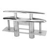 8in Boat Pull Up Cleats 316 Stainless Steel Retractable Flush Mount Dock Cleats with Backing Plate and Lock Nuts