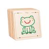 Non-Toxic Kids Embroidery Puzzle Wooden Lacing Toy Cartoon Pattern Threading Set Busy Board Threading Activity Educational Toys Kids Gift