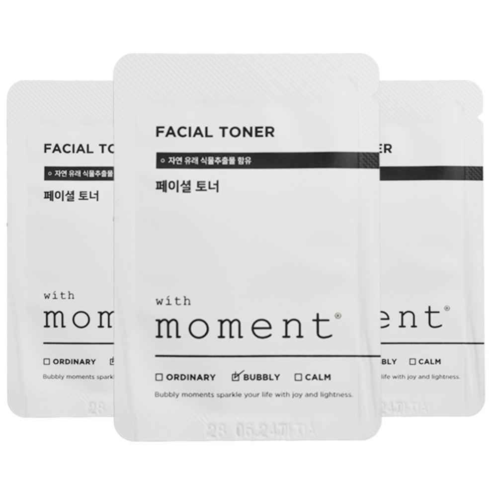 [With Moment] Disposable Facial Skin 25pcs + Lotion 25pcs Total 50pcs Portable Travel Size