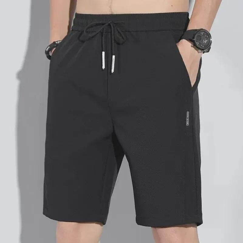 Men's Casual Loose-Fit Basketball Shorts - Summer Wide-Leg, Lightweight, Night Running 5-Point Style