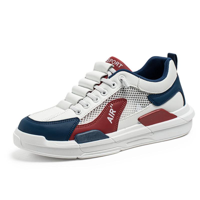 

Кроссовки летние новые дышащие сетчатые с закрытой стопой низкие повседневные мужские трендовые на толстой подошве на одной педали мужские туфли 44