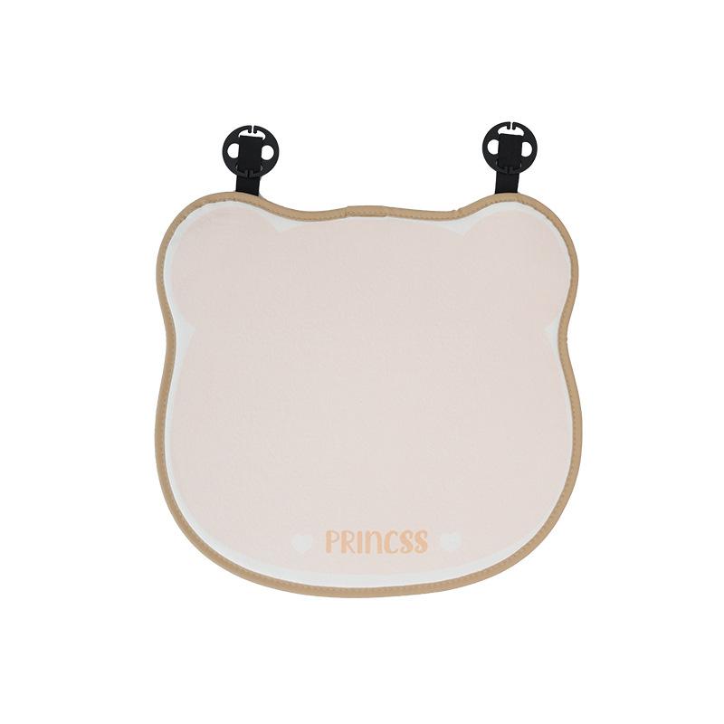 Fashionable Light Luxury Cartoon Bear Plush Waist Support Car Waist Back Neck Pillow Car Cushion Back Cute Car Accessories