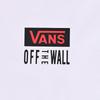 Vans Modny T-shirt z nadrukiem literowym, casualowy, z okrągłym dekoltem i krótkim rękawem, męskie topy VN000QH7WHT