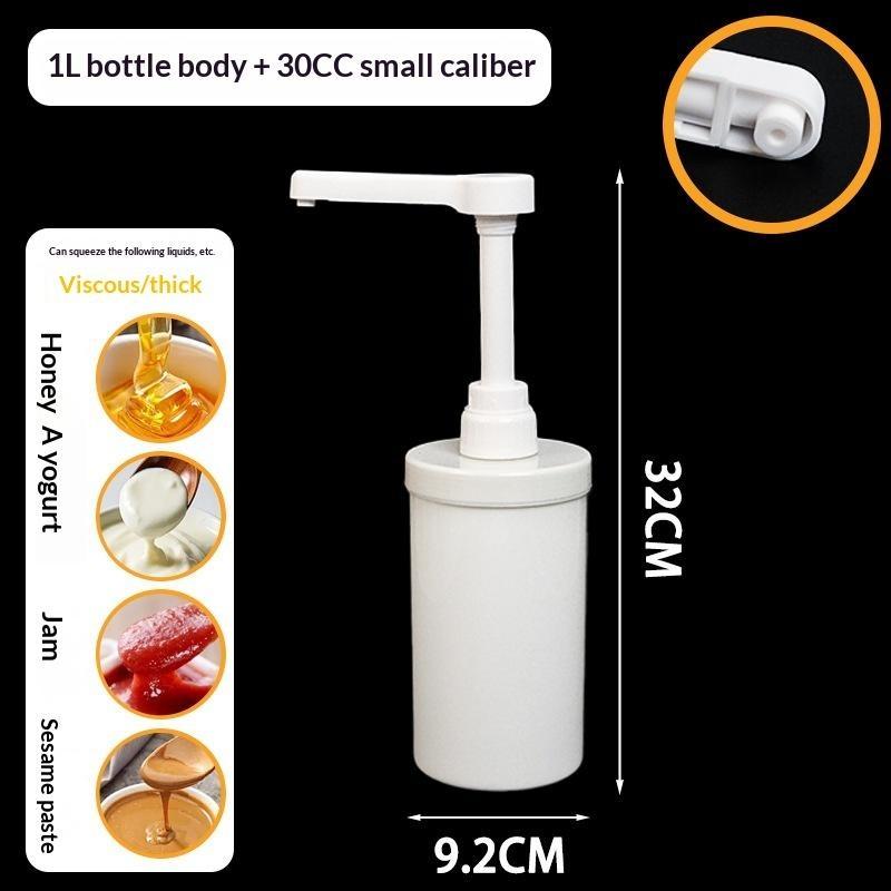 Food Grade Plastic Multipurpose Syrup Dispenser Detachable Design Accurate Pump For Cafe Milk Tea Shop Home Bar