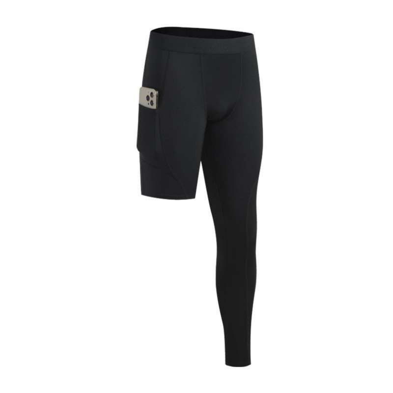 

Мужские спортивные штаны, эластичные, быстросохнущие, спортивные штаны с карманами, тренировочные штаны S