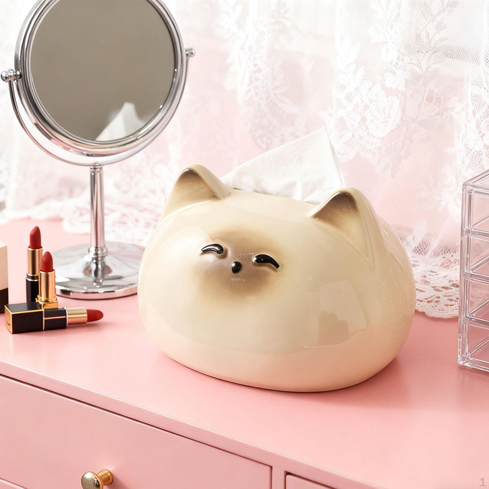 

Tissue Box Cover Paper Holder Bathroom Accessories Modern Dispenser Napkin for