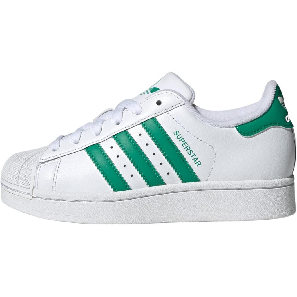 adidas Superstar 2 J White Court Green Kids Sneakers Cloud-White JH7897