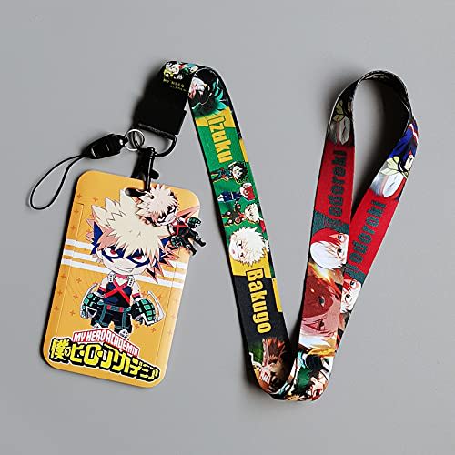 My Hero Academia Card Holder, IC Card Case, Pass Case, Commuter Pass Case, Card Storage, Employee ID, Transportation Card, Campus Card, Decorative, Si