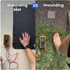 30X60CM Grounding Earthing Mat Therapy Kit – Helps In Sleeping, Anxiety, Imflammation Universal Size With 15 Foot Cord Included. Conductive Carbon